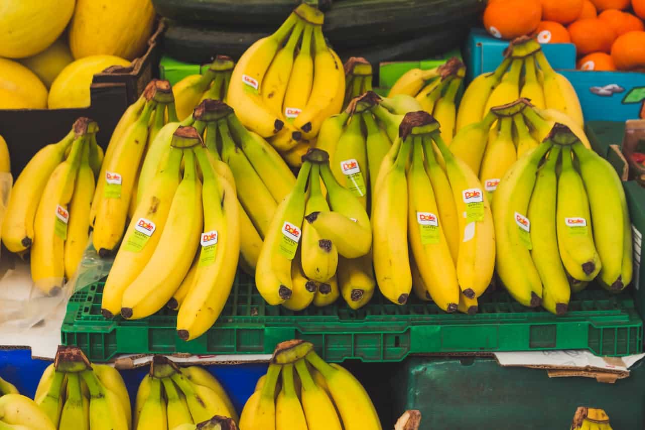 Det anbefales å spise 1 til 2 bananer hver dag